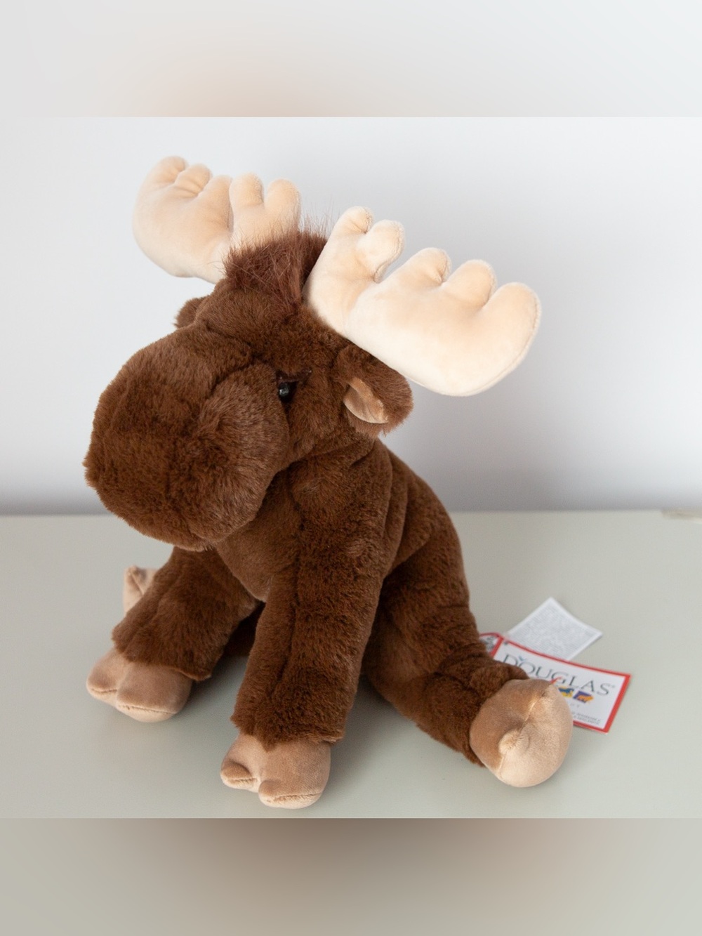 Douglas Cuddle Toys Moose Plush 11” With Hang Tag
